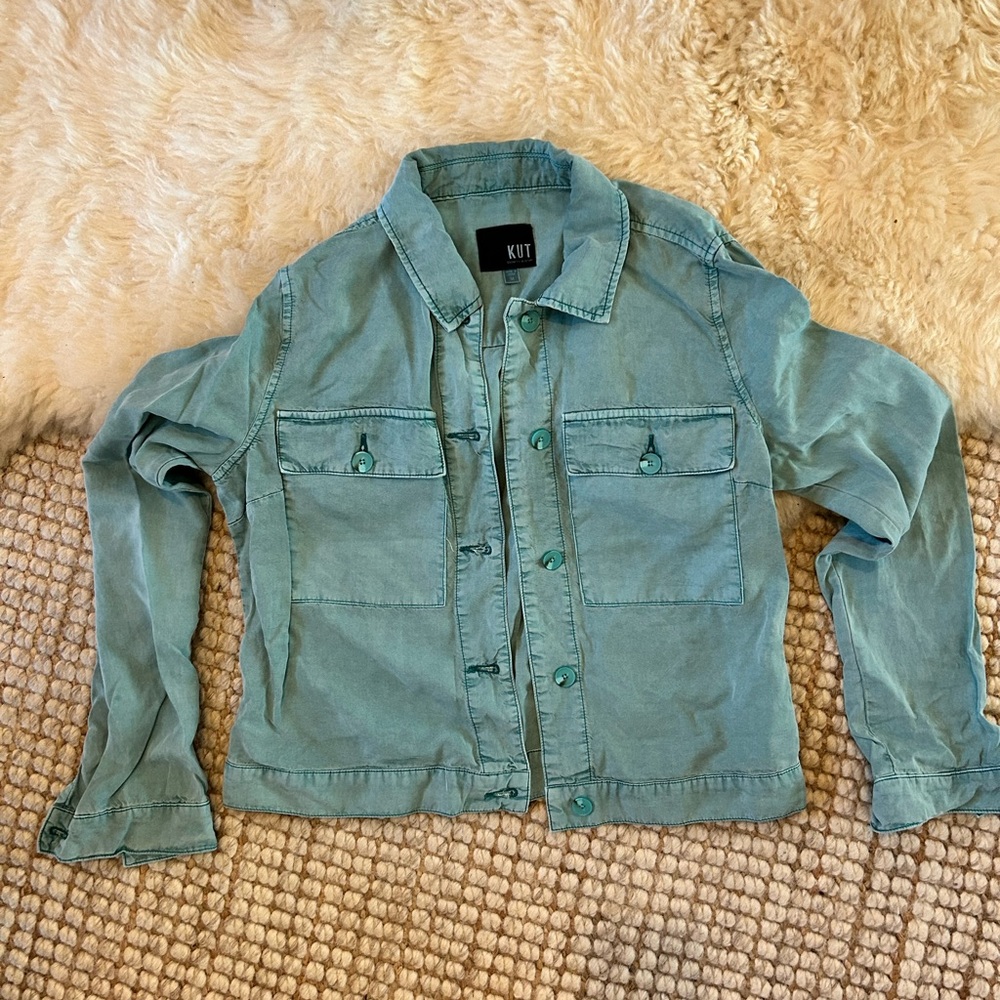 Kut from the Kloth Green Relaxed Jacket